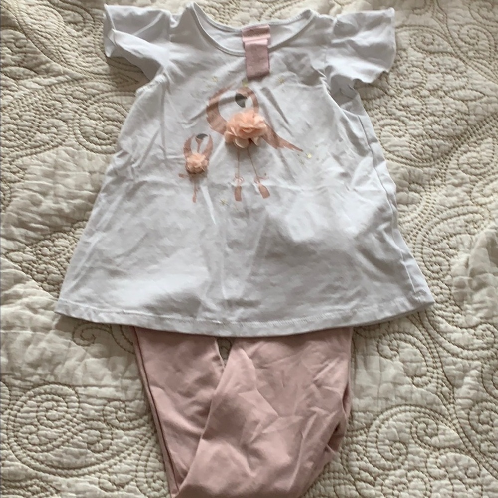 Girls shirt/leggings set